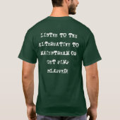 特別で強大なカシのワイシャツ Tシャツ (裏面)