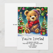 特別なあなただけのクリスマスパーティー招待状 招待状 (正面/裏面)