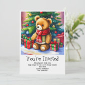 特別なあなただけのクリスマスパーティー招待状 招待状 (スタンド正面)