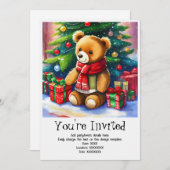 特別なあなたへのクリスマスパーティーのご招待 招待状 (正面/裏面)