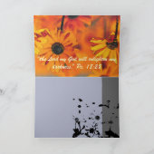 特別なあの人へ ウォーターフォールの挨拶 カード (内部)