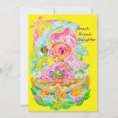 特別なひ孫のイースター・グリーティング シーズンカード (正面)