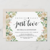 特別なものではない、ふたりの結婚式の招待状 招待状 (正面/裏面)