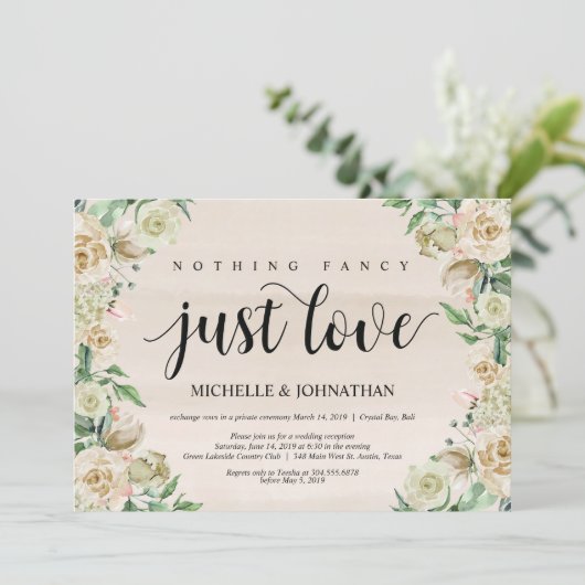 特別なものではない、ふたりの結婚式の招待状 招待状 (スタンド正面)