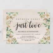 特別なものではない、ふたりの結婚式の招待状 招待状 (正面/裏面)