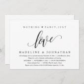 特別なものは何もない、ただ愛に満ちたハッピーエンドパーティー 招待状 (正面/裏面)