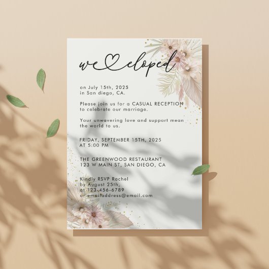 特別なものは何もない、ただ愛を大切に 私たちは人前で式を挙げずに結婚したよ！人前式の案内 招待状