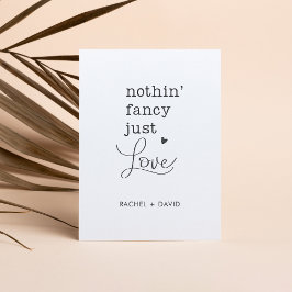 特別なものは何もない、ただ愛を込めて 私たちは秘密結婚をした 結婚式の二次会 招待状