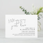 特別なものは何もない、ただ愛を、結婚式の秘密の誓い 招待状 (スタンド正面)