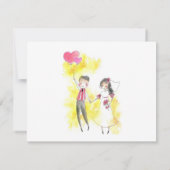 特別なものは何もなし。ただ愛とフリードリンクを楽しんで 出欠カード (裏面)