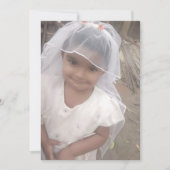 特別なアナウンスカード 案内状 (正面)