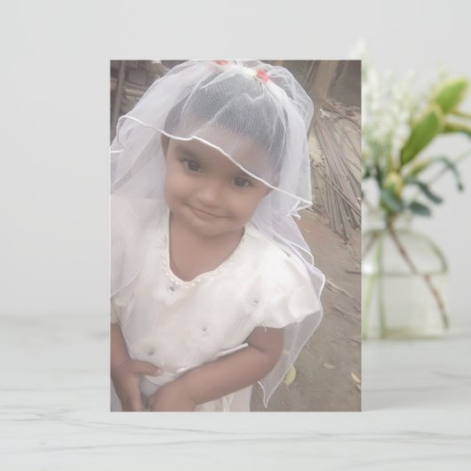 特別なアナウンスカード 案内状 (スタンド正面)