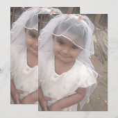 特別なアナウンスカード 案内状 (正面/裏面)