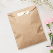 特別なイベントに最適なエコフレンドリーなクラフト紙のギフトバッグ フェイバーバッグ (封をした状態)