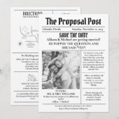 特別なイベントのお知らせ:日程を保存しよう! 招待状 (正面/裏面)