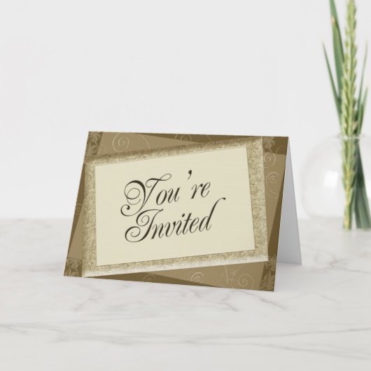 特別なイベントの招待 招待状 (正面)