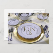 特別なイベントはがき招待状 インビテーションポストカード (正面/裏面)