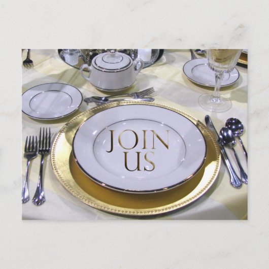 特別なイベントはがき招待状 インビテーションポストカード (正面)