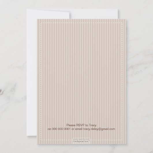 特別なイベント招待状::素敵な広場7P 招待状 (裏面)