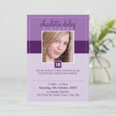 特別なイベント招待状:：素敵な正方形6P 招待状 (スタンド正面)