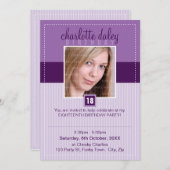 特別なイベント招待状:：素敵な正方形6P 招待状 (正面/裏面)