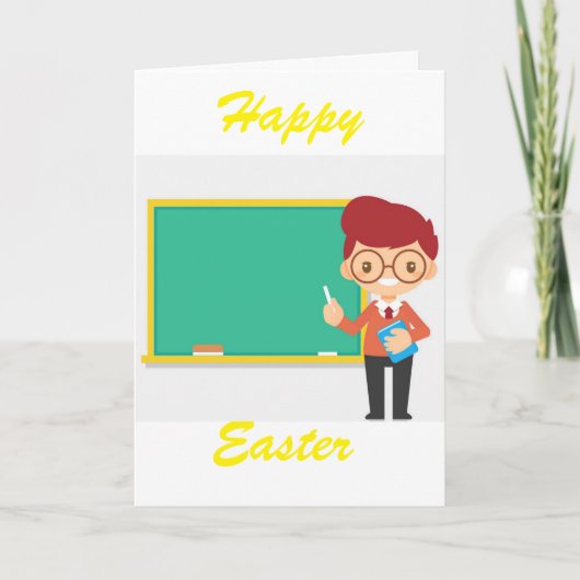 **特別なイースターが私の先生***カードを願う シーズンカード (正面)