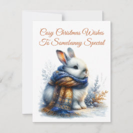特別なウサギさんへのあたたかな冬の願い シーズンカード