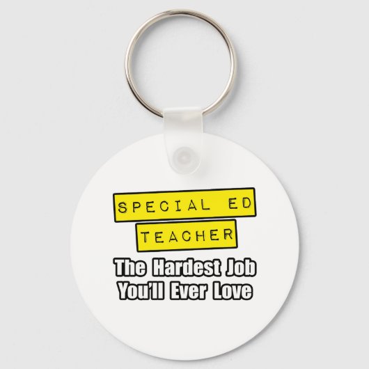 特別なエド先生...あなたが愛するであろう最も難しい仕事 キーホルダー (正面)