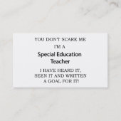 特別なエド。 先生 名刺 (正面)