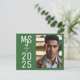 特別なオーダーメイドの卒業式招待状のポストカード インビテーションポストカード