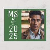 特別なオーダーメイドの卒業式招待状のポストカード インビテーションポストカード (正面)