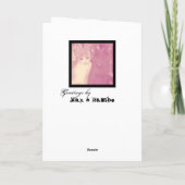 特別なカップルへの幸せな記念日 カード (裏面)