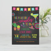 特別なカップルを祝うためのユニークなシャワーパーティー招待状 - BL 招待状 (スタンド正面)