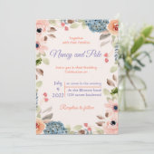 特別なカラフル招待 招待状 (スタンド正面)