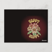 特別なカラフル モダン ギフト 娘 姉妹 ママ ポストカード (裏面)