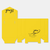 特別なギフトのためのゴールドラージ・テントボックス フェイバーボックス (見開き)