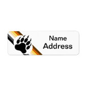 特別なクマプライドのカスタマイズ ラベル (正面)