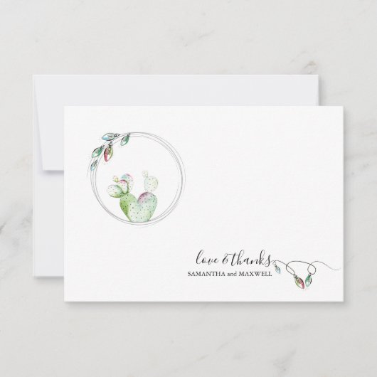 特別なクリスマスの感謝カード ノートカード (正面)