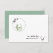 特別なクリスマスの感謝カード ノートカード (正面/裏面)