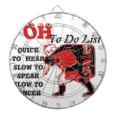 特別なクリスマスカスタマイズ製品 ダーツボード (正面)