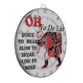 特別なクリスマスカスタマイズ製品 ダーツボード (正面左)