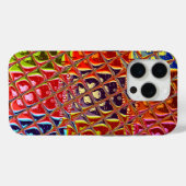 特別なクリスマスカラーズスノーサンタホホーポップ・アートのアル Case-Mate iPhoneケース (裏面 (横))