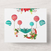 特別なクリスマスカード - あなただけのメッセージを添えて オールインワン招待状 (裏面)