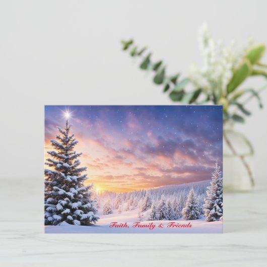 特別なクリスマスカード ホワイト X’mas (スタンド正面)