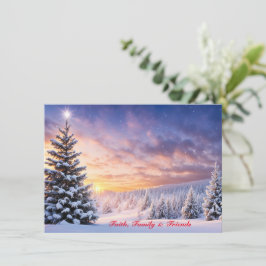 特別なクリスマスカード ホワイト X’mas