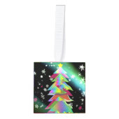 特別なクリスマスツリー キューブオーナメント (正面)