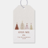 特別なクリスマス ノエル パッケージ ワインボトル 祭りの ギフトタグ (裏面)