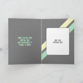 特別なグランドグレーのミントへのハッピーバースデー カード (内部)