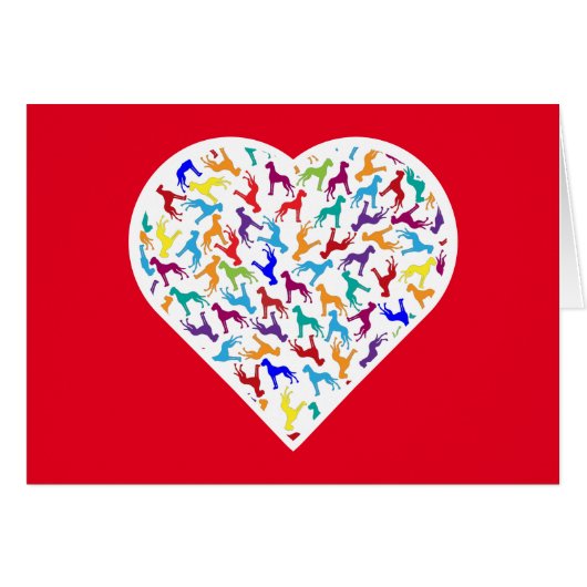 特別なグレートデーンママバレンタイン (正面横)