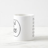 特別なコーヒー コーヒーマグカップ (中央)